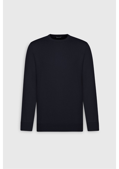 AC&Co / Altınyıldız Classics Erkek Laci Pamuklu Standart Fit Normal Kesim Bisiklet Yaka Triko Kazak Lacivert AC&Co / Altınyıldız Classics Erkek Laci Pamuklu Standart Fit Normal Kesim Bisiklet Yaka Triko Kazak Lacivert