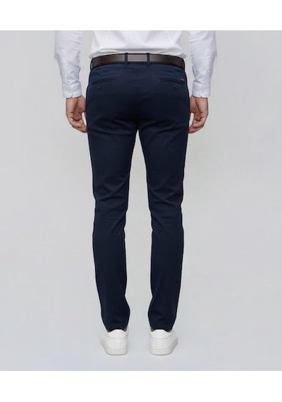 Efor Slim Fit Yan Cep Esnek Pamuklu Casual Lacivert Pantolon P 1088 Lacivert