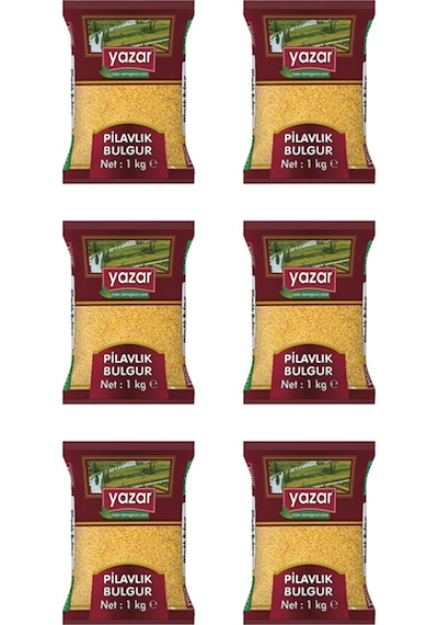 Yazar Pilavlık Bulgur 6 x 1 KG