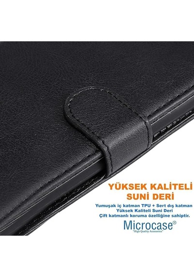 Samsung S24 Plus Darbeye Dayanıklı Cüzdanlı Ve Standlı Kapaklı Deri Kılıf Siyah Al4232 Diğer