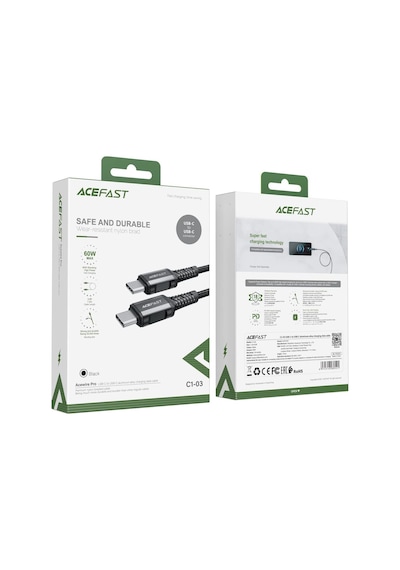 Usb-c To Usb-c Pd60w Güç 1.2 Metre Kablo - C1-03