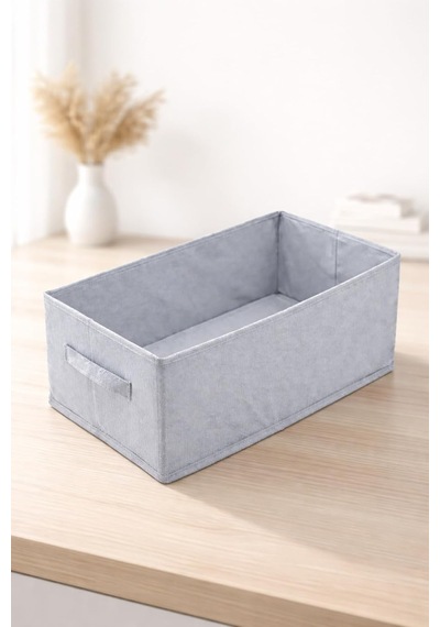 Tr Ordena 4'lü Gri Dolap İçi Düzenleyici Katlanabilir Organizer, 45x24x20 Cm Genel