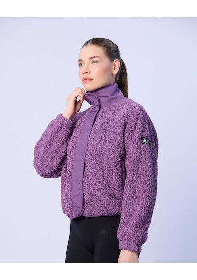 Kappa Authentic Crete Kadın Mor Regular Sherpa Mont