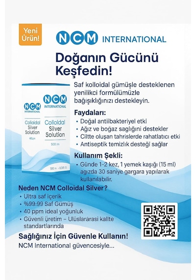 Colloidal Silver Solution Gümüş Suyu
