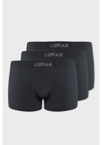 Lufian Mark 3 Adet Erkek Modal Dikişsiz Boxer Antrasit Antrasit 111080035100110 Antrasit