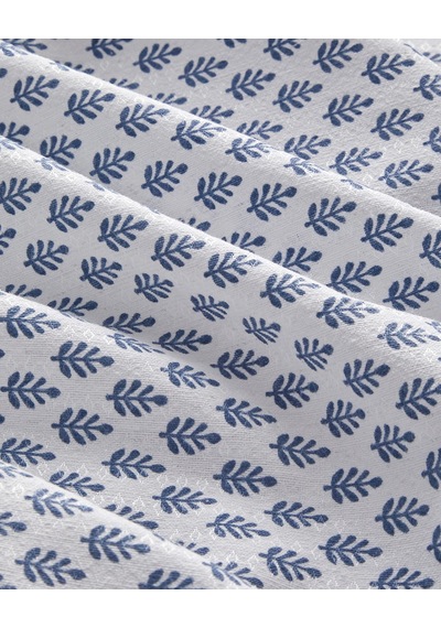 Pure Leaves Ecosoft Çift Kişilik Pike 200x220 Cm Mavi Mavi