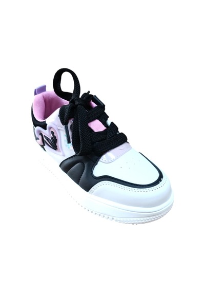 Cool Megan Kız Çocuk Bağcıklı Sneaker Spor Ayakkabı Beyaz / Lila Sedef