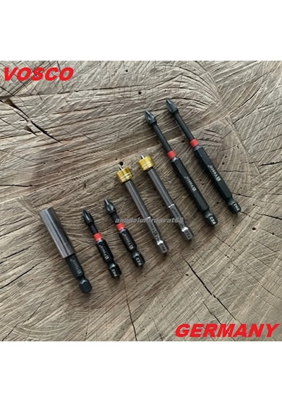 Vsc Ph2 Yıldız Bits Uç Seti Bits Uzatma Pz2 Yıldız Sıkma Ucu Cobalt Set 7pcs