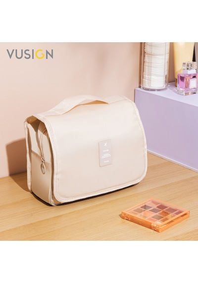 Vusign Vusıgn Kozmetik Saklama Çantası Seyahat Makyaj Organizer Çanta 24x9x20 Cm Beyaz Renk