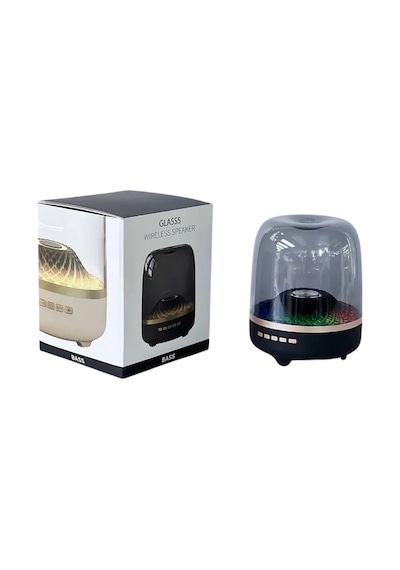 Platoon Pl-4437 Glass 5 Mını Bluetooth, Sd, Usb Girişli Bluetooth Destekli Type-c Speaker