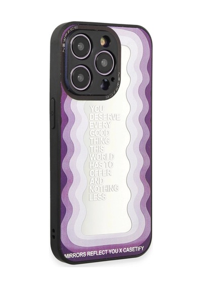 Ilkeshop Newface Apple iPhone Uyumlu 12 Pro Kılıf Mirror Desenli Kapak - Mirror - 5