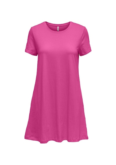 Only Pamuklu Kısa Elbise 15202971 Pembe