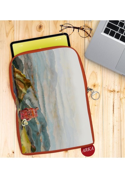 Bk Gift Suluboya Tasarımlı Taşınabilir Koruyucu Tablet Kılıfı & O (531952979)