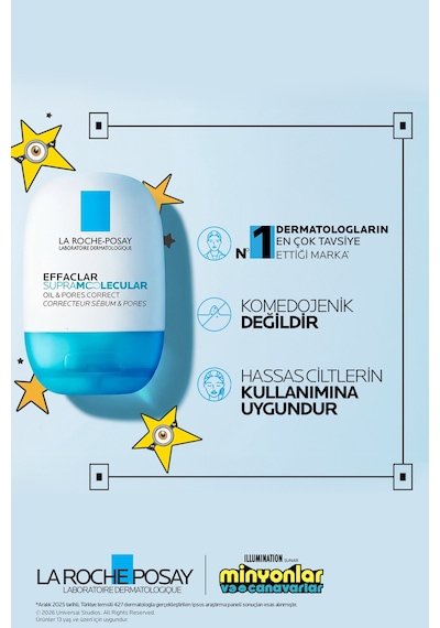 La Roche-posay Effaclar Supramolecular Karma Ve Yağlı Ciltler İçin Gözenek Ve Yağlanma Karşıtı Nemlendirici 40 Ml