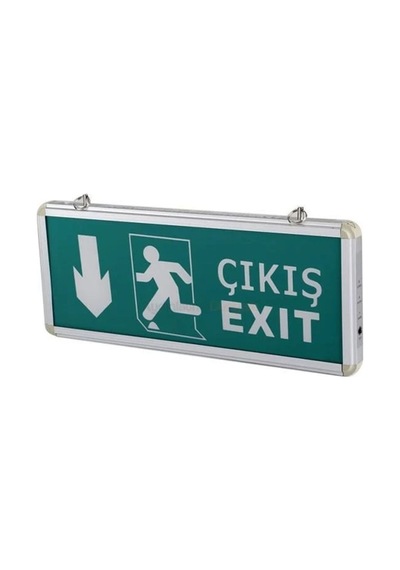 Ct-9167 3w Exıt Çıkış Armatürü Ledli 3 Saat Akülü