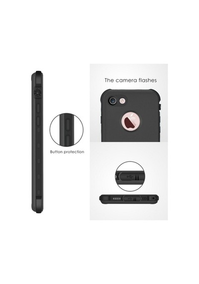 Apple Uyumlu iPhone 8 Kilif 360 Su Geçirmez 1-1 Silikon Kapak 392958508