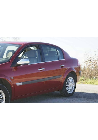 Renault Megane Ayna Kapağı Set - Abs Krom 2004-2010 Arası, Coupe/hb/sd/sw
