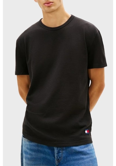 Tommy Jeans Erkek T Shirt Dm0dm22529 Bds Siyah Siyah