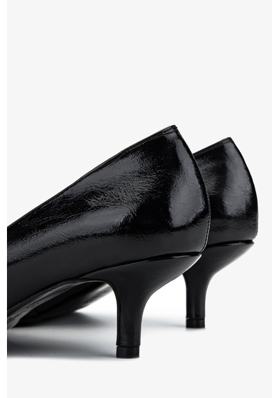 Valmenti Kadın Suni Deri Siyah Stiletto Ayakkabı 1073 0510 Bn Ayk Sk25-26 Sıyah Dr Siyah