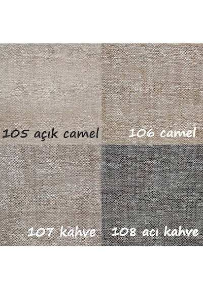 Katlamalı Keten Tül Stor Perde (444106741)