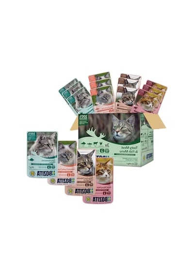 Jöle İçinde Balık Ve Etli Kedi Konservesi, 12x85 Gr