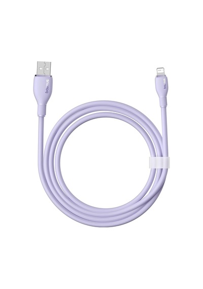 Pudding Hızlı Şarj Özellikli Lightning Kablo 2.4a 1.2 Metre, Mor Standart