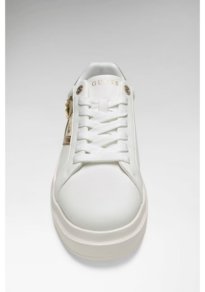 Guess Ebetts Kadın Deri Sneaker Ayakkabı Fltbttlea12 Beyaz