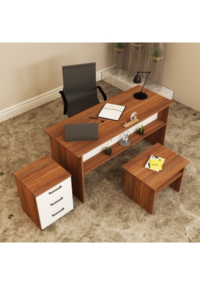 KALENDER DEKOR MERKÜR-1-2-3 OFİS BÜRO MASASI TAKIMI MRK03