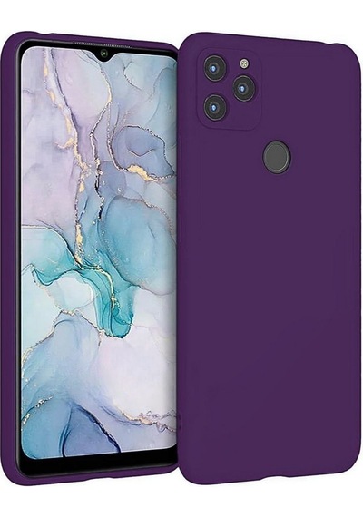 General Mobile GM 21 Uyumlu Silikon Kılıf - Esnek Tam Koruma Pastel Renk Kapak - Mor