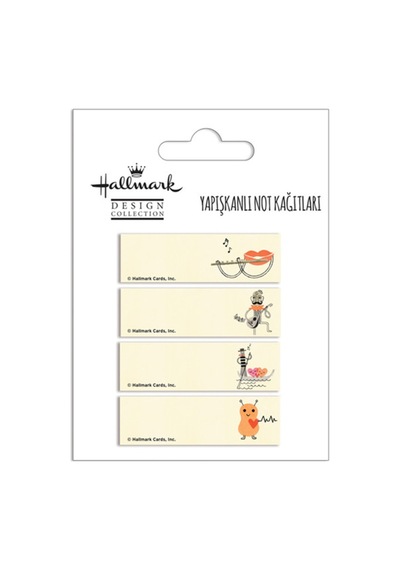 Hallmark Yapışkanlı Not Kağıdı 4'lü