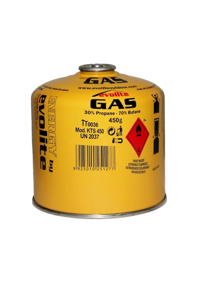Evolite Butane Propane Vidalı 450 G Ocak Kartuşu Çok Renkli