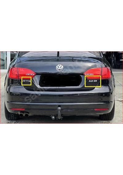 Volkswagen Jetta Ve 2.5 Se Krom Bagaj Yazısı Seti 2'li Paket