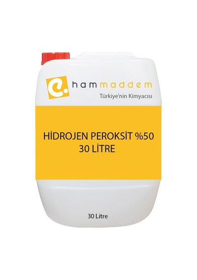 Hidrojen Peroksit Perhidrol %50 30 Litre