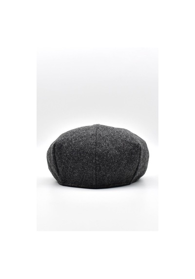 Külah Erkek Dökümlü Kışlık Newsie Kasket Premium Irish Flat Cap Şapka - Antrasit
