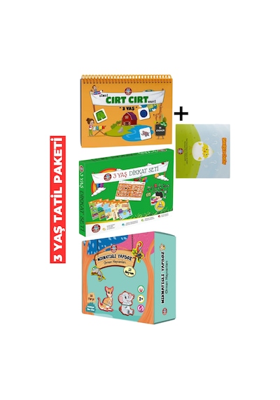 3 Yaşa Özel Tatil Etkinlik Paketi