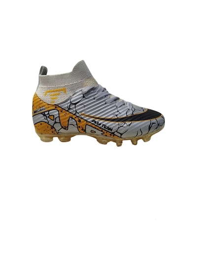 In Step Air Erkek Gri Futbol Kramponu - Çoraplı Bilekli Halı Saha Ayakkabısı - 601