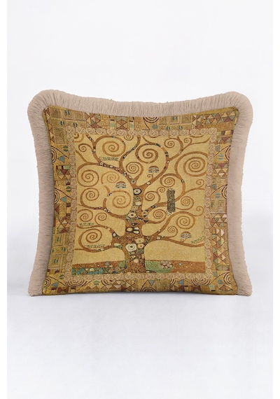 Gustav Klimt Ağacı Lüx Saçaklı Yastık Kılıfı-soyut Sarı Altın Renkli Retro Püsküllü Kırlent Kılıfı Yağmur Elma Yeşili Gustav Klimt Ağacı Lüx Saçaklı Yastık Kılıfı-soyut Sarı Altın Renkli Retro Püsküllü Kırlent Kılıfı Yağmur Elma Yeşili