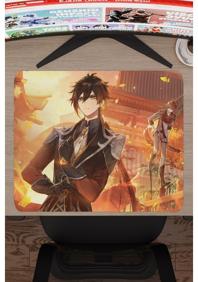 Zhongli Genshin Impact Anime Gacha V4 - 48x40 Xl Gaming Mouse Pad Fare Altlığı