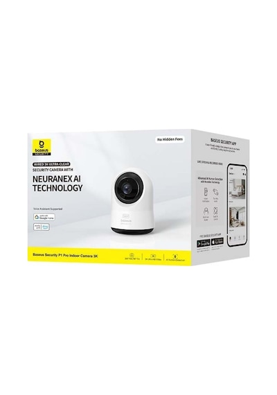 Baseus Security P1 Pro Indoor 3k Wi-fi Güvenlik Kamerası , Aı Algılama, Gece Görüşü Alexa Ve Google Uyumlu