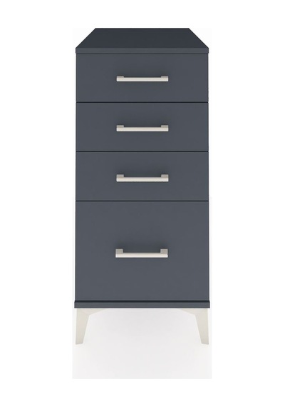 Kronos Komodin 4 Çekmeceli 44x59x96 Antrasit-antrasit Antrasit