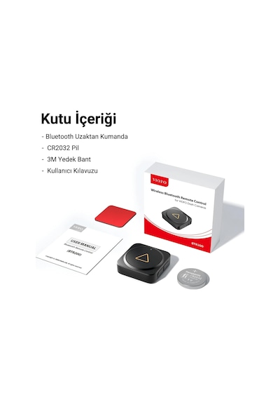 Viofo Tüm Kamera Serileri Için Btr200 Kablosuz Bluetooth Uzaktan