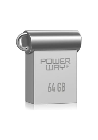 Powerway 64 Gb Usb 3.0 Metal Mini Flash Bellek Hafıza Saklama Alanı