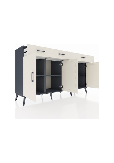 Kronos Konsol 4 Raflı 3 Çekmeceli 4 Kapaklı 176x59x99 Antrasit-aytaşı Aytası - Antrasıt Kronos Konsol 4 Raflı 3 Çekmeceli 4 Kapaklı 176x59x99 Antrasit-aytaşı Aytası - Antrasıt