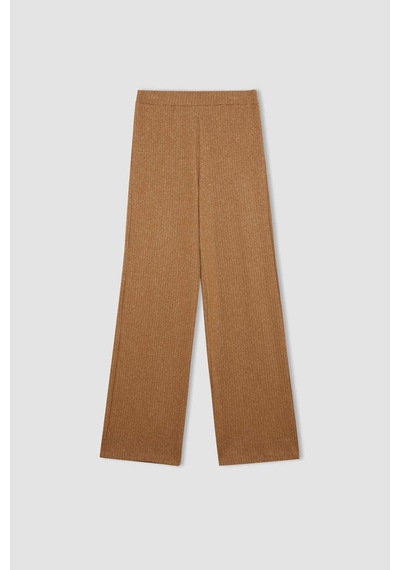 DeFacto Pantolon Traditional Flare Fit Düz Paça Fitilli Kaşkorse D6050AX24AUBG706