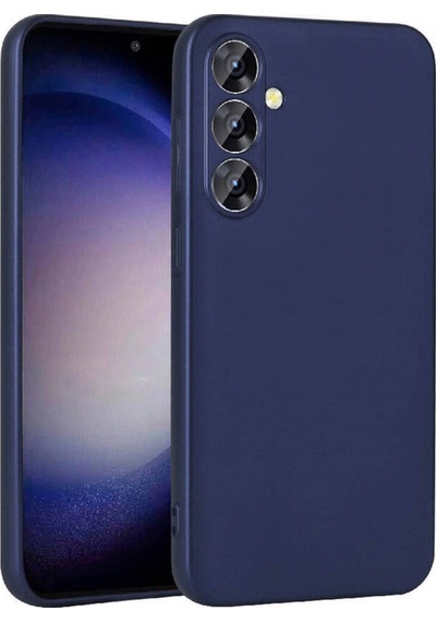 Galaxy S23 Fe Kılıf Zore Premier Silikon Kapak Saks Mavi