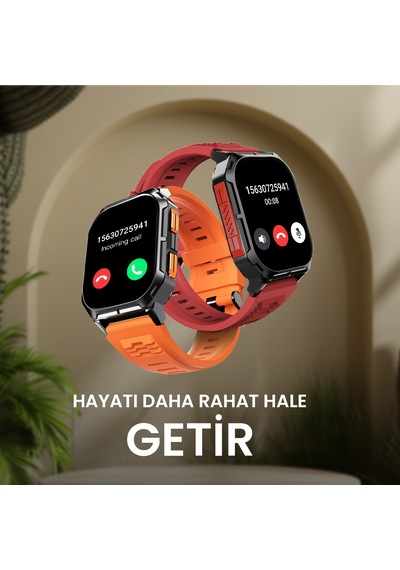 HiFuture Ultra3 2.01" BT Arama IP68 Su Geçirmez AOD Ekran SpO2 Akıllı Saat (Hifuture Türkiye Garantili)