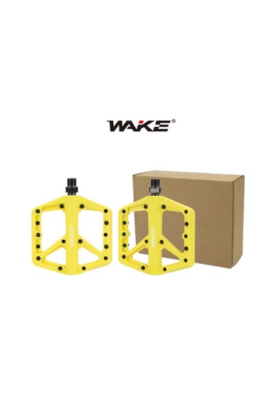 Wake Plastik Sarı Rulmanlı Vidalı Platform Pedal