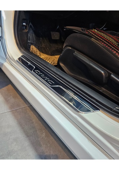 Honda Civic Fc5 2016-2021 Uyumlu Krom Kapı Eşiği