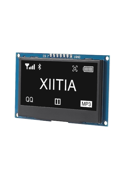 2.42 Inç Ver 4.1 128x64 Ssd1309 7 Pinli Spı/ı2c Oled Lcd Ekran Modülü - Lehimli