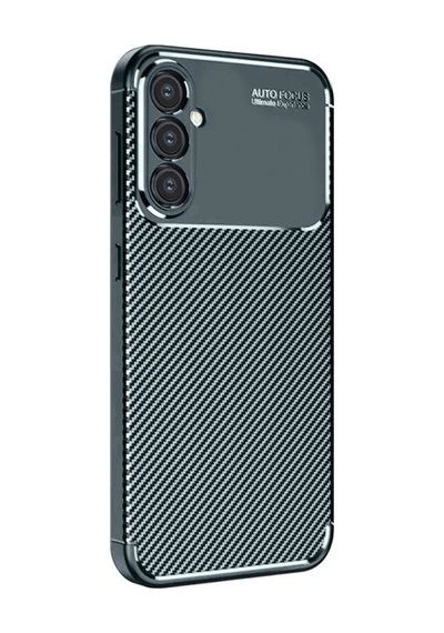 Samsung Galaxy Uyumlu A16 5g Kılıf Auto Focus Karbon Kapak - Koyu Yeşil Bz8683140810290